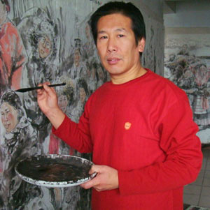 张完平简介,张完平作品展示,国画家张完平