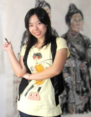 白丽丽简介,白丽丽作品展示,国画家白丽丽