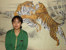 孙秋简介,孙秋作品展示,国画家孙秋