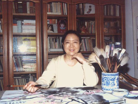 张惠娜简介,张惠娜作品展示,国画家张惠娜