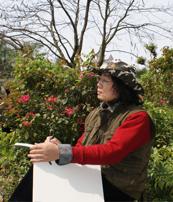 蔼绘丹简介,蔼绘丹作品展示,国画家蔼绘丹