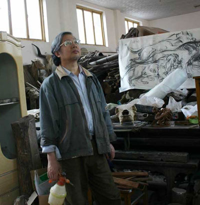 白明亮简介,白明亮作品展示,国画家白明亮