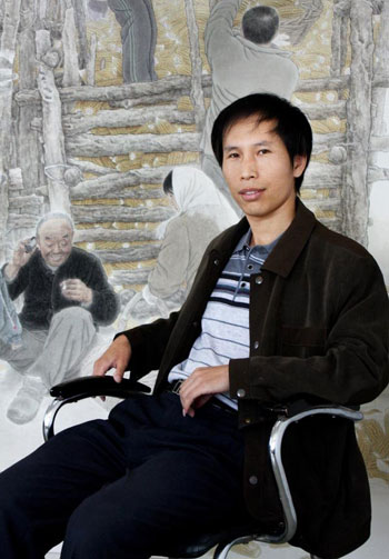 许广文简介,许广文作品展示,国画家许广文