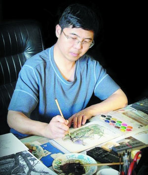 王永潮简介,王永潮作品展示,国画家王永潮