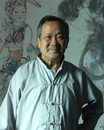 陈略简介,陈略作品展示,国画家陈略