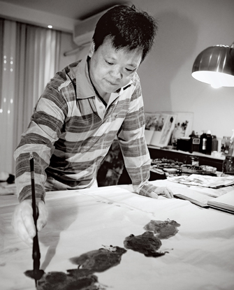 姜鸿简介,姜鸿作品展示,国画家姜鸿