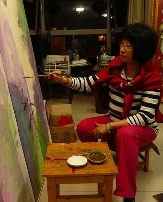 蒋美艳简介,蒋美艳作品展示,国画家蒋美艳
