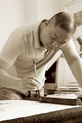 查显义简介,查显义作品展示,国画家查显义