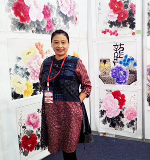 郝晓燕简介,郝晓燕作品展示,国画家郝晓燕